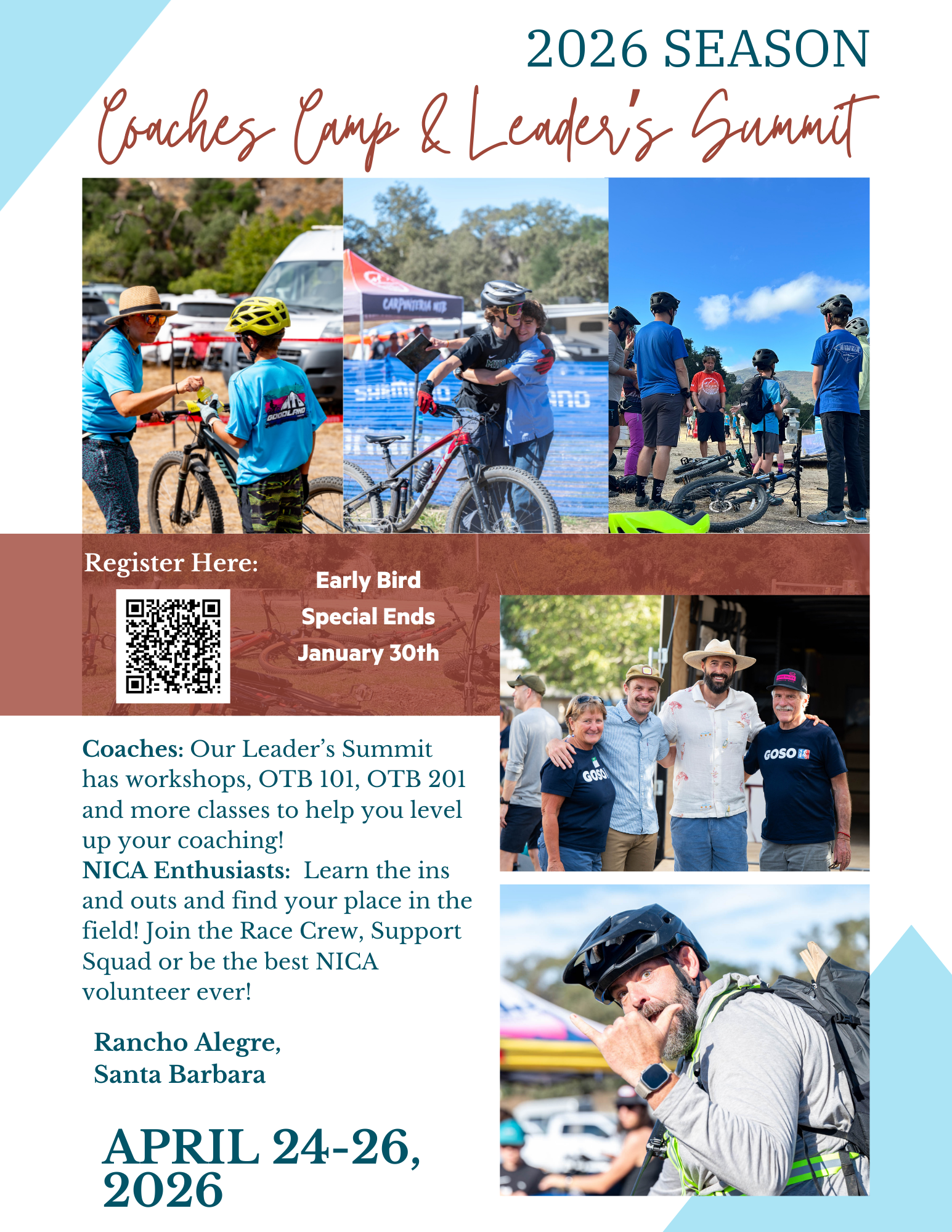 Coaches Camp & Leader’s Summit flyer